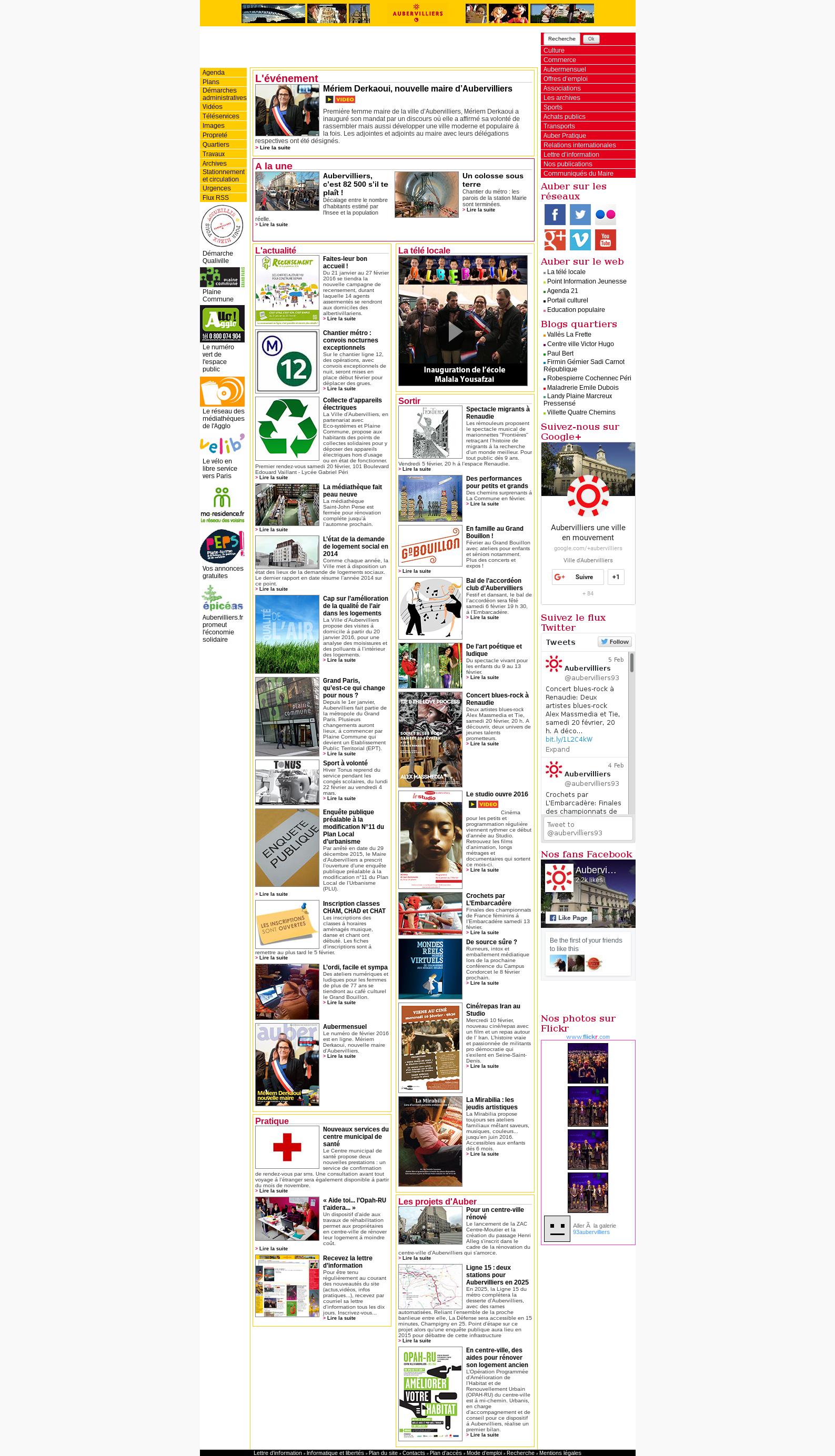 Mairie d'Aubervilliers